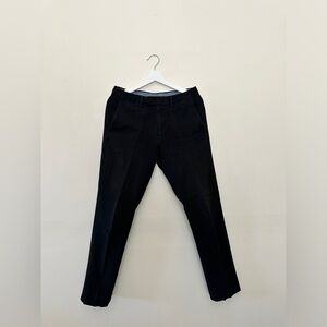 J.Crew Slim Bowery Pants in a Black Seersucker 30x30